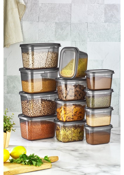 Peggy 12LI Dikdörtgen Saklama Kabı Derin 4X(2300 Ml, 1300 Ml, 800 Ml)