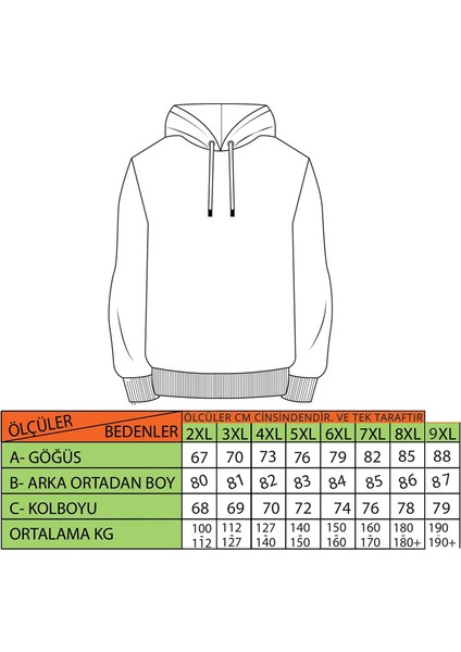 Büyük Beden Erkek Basic Sweat Kapüşonlu 11700 fırsatları