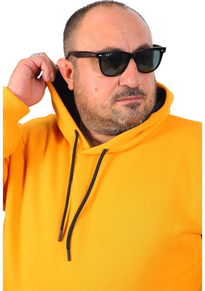 Büyük Beden Erkek Basic Sweat Kapüşonlu 11700 fiyatları