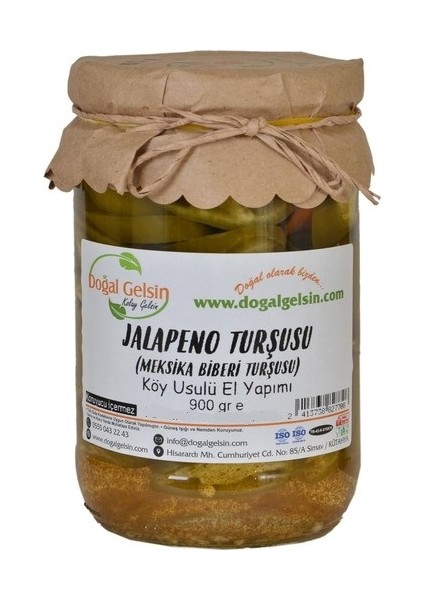 Doğal Gelsin Kolay Gelsin Jalapeno Biberi Turşusu - 900 gr