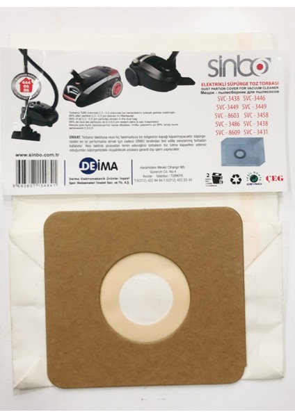 Çarşı Ev Gereçlerisinbosvc 3486 Süpürge Torbaı