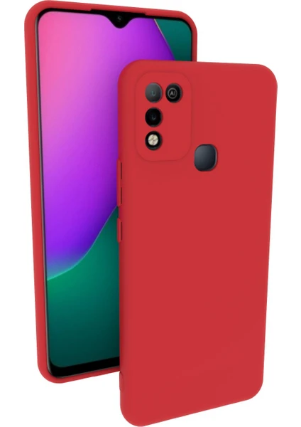 Infinix Hot 11 Play Kılıf Kamera Korumalı Silikon Rubber Arka Kapak