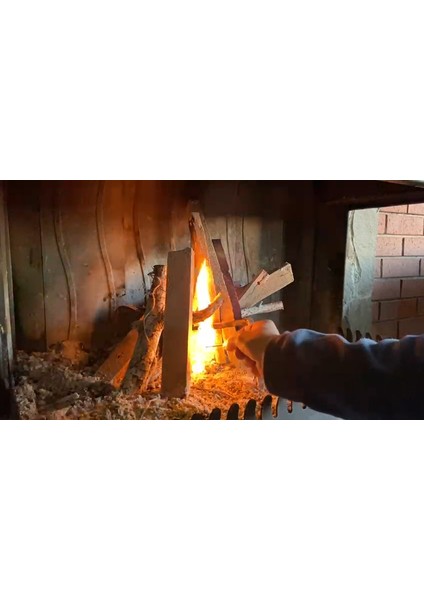 Ateş Tutuşturucu Şömine Soba Mangal Barbekü Tutuşturucu Çıra