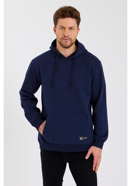 Comeor Kanguru Cepli Kapüşonlu Içi Pamuklu Erkek Sweatshirt