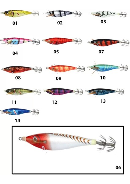 3015 Kalamar Zokası 7cm Toto Zogga Squid 06