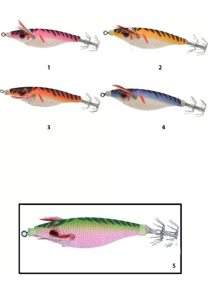3003 Kalamar Zokası 6cm Excelance Squid 5