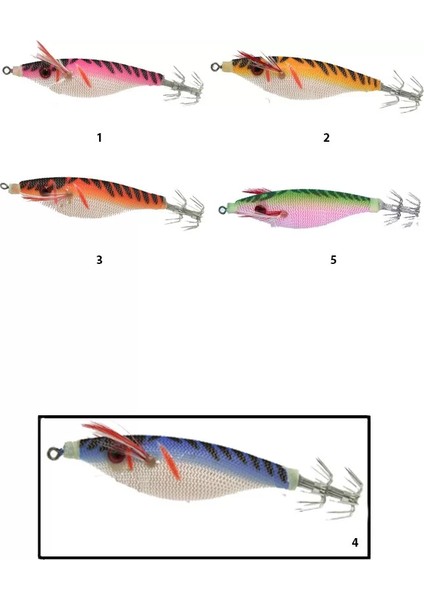 3003 Kalamar Zokası 6cm Excelance Squid 4