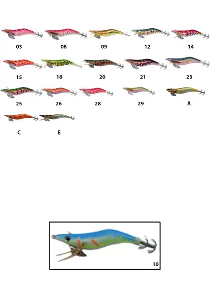 3023 Kalamar Zokası 11CM Japannes Squid Size 3.0 10