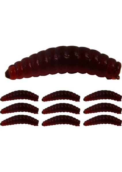 3515 Miracle Aromalı Worm 2cm Silikon Suni Yem 30'lu Paket 02