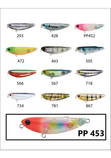 Zipbaits Fakie Dog 50MM Wdt Su Üstü 5gr Lrf Sahtesi 453