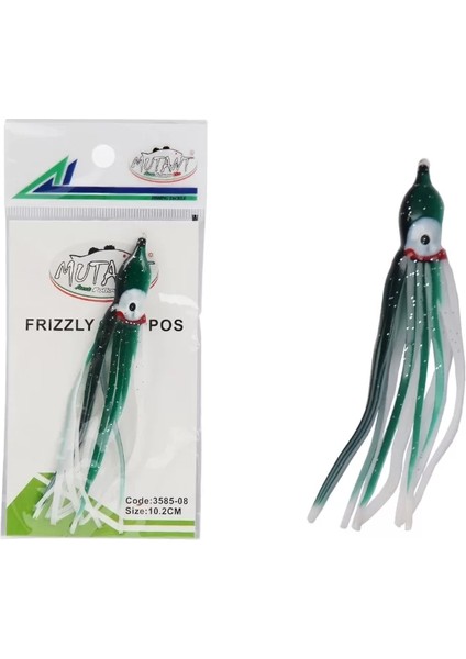 3585 Octopus Frizzly 10.2cm Ahtapot Sübye Suni Yem 08