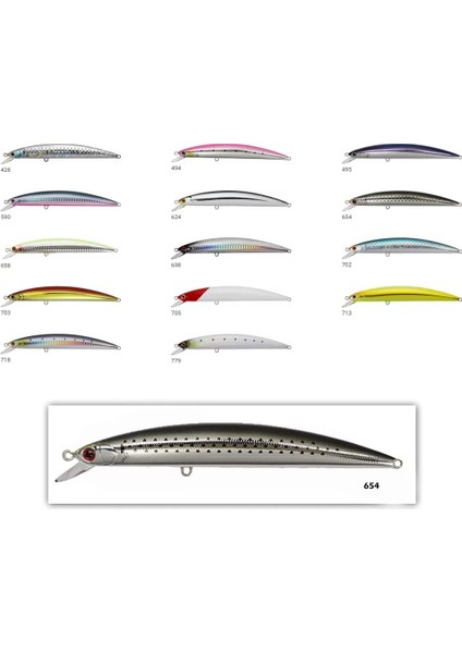 Zipbaits Minnow Boon 135F Rolling Wobbling 24GR Maket Balık 654