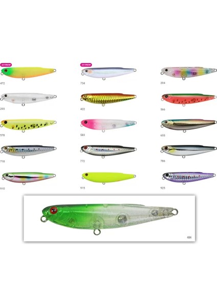 Zipbaits Fakie Dog 70MM Wdt Su Üstü 8.2gr Maket Balık 484