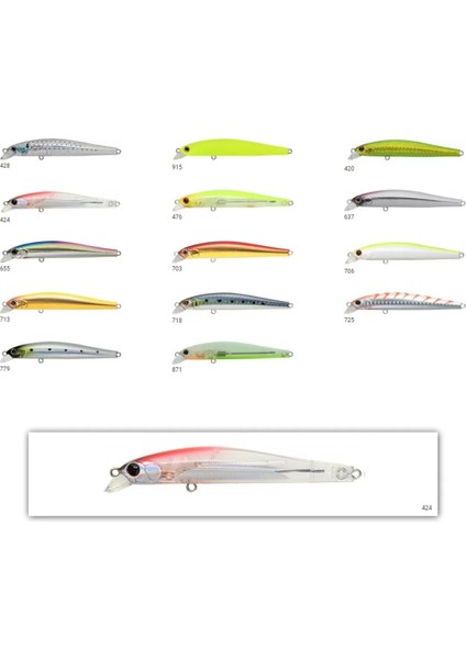 Zipbaits System Minnow Tidal 90F Mag Drive 9gr Maket Balık 424