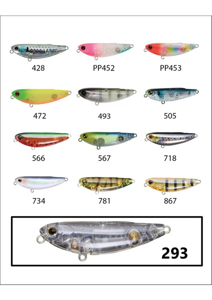 Zipbaits Fakie Dog 50MM Wdt Su Üstü 5gr Lrf Sahtesi 293