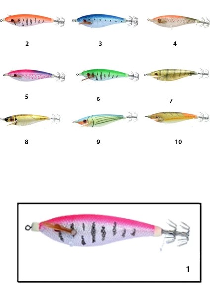 3010 Kalamar Zokası 7cm Flash Filinta Squid 1