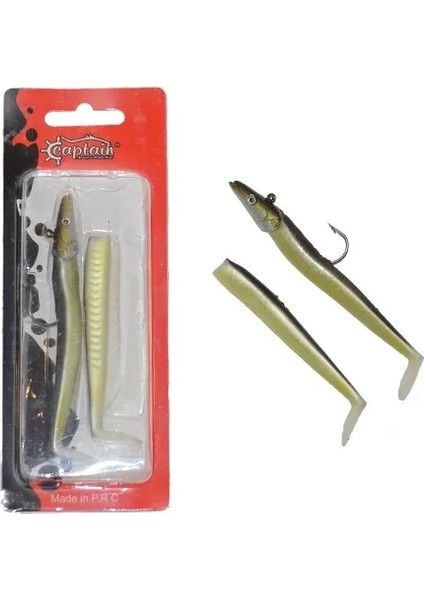 3071 Ultimate Sardine 12CM Levrek Silikonu 2'li Suni Yem 8