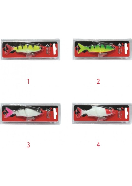 3539 Crafity Soft 10CM Turna Silikonu Suni Balık 1