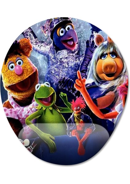Muppet Show Bilek Destekli Mousepad Model - 2 Oval