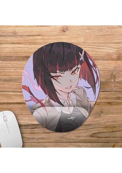 Monogatari - Yozuru Kagenui Bilek Destekli Mousepad Model - 1 Oval