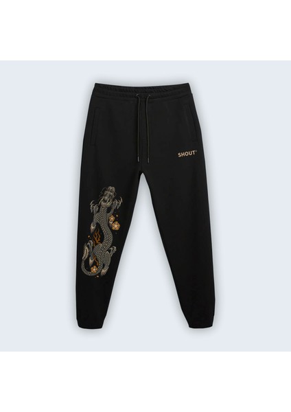 Limited Edition Flower Dragon Oldschool Unisex Jogger Pantolon fiyatları