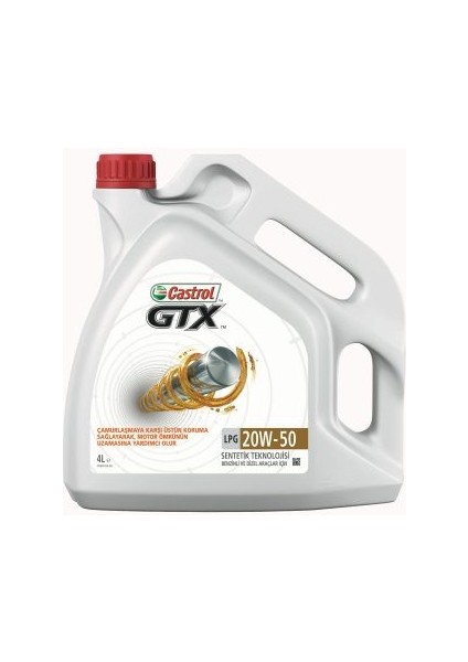 Gtx Lpg 20W-50 4lt