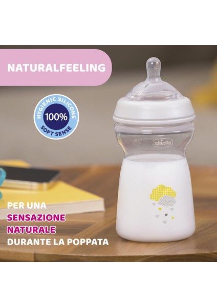 Natural Feeling Pp Biberon 330 ml Desenli