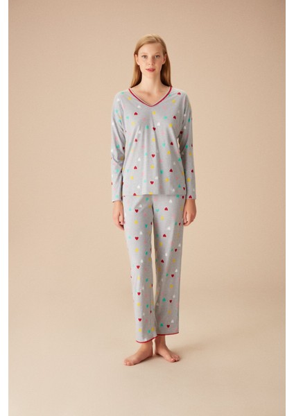 Heart Pijama Takımı