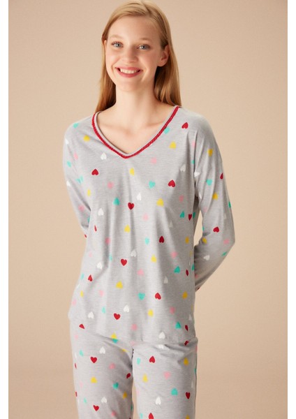 Heart Pijama Takımı