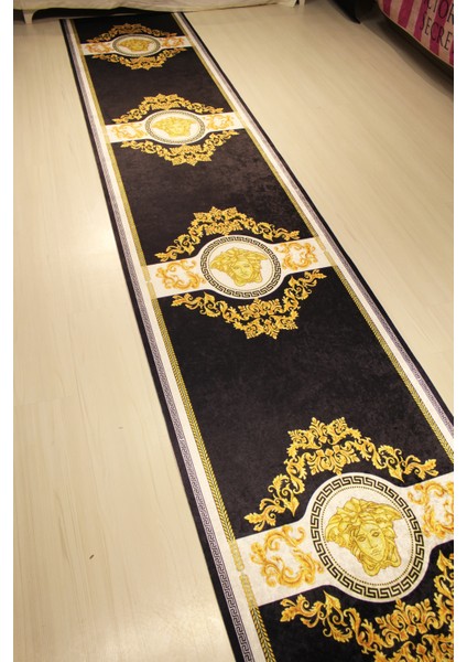 Medusa Motif Varaklı Halı-Yolluk Süngerli Yüzey-Deri Taban fiyatları