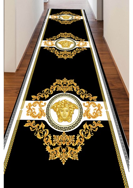 Medusa Motif Varaklı Halı-Yolluk Süngerli Yüzey-Deri Taban modelleri