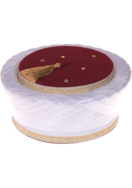 Imam Sarık - Imam Sarığı - Cami Sarığı - Lüks Çapraz Saten Sarım - 58 Numara fiyatları