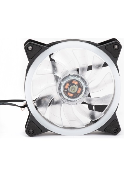 ZR-100 1800RPM Rainbow Rgb Kasa Fanı 12 cm 0.3A Renkli Gökkuşağı Fanı