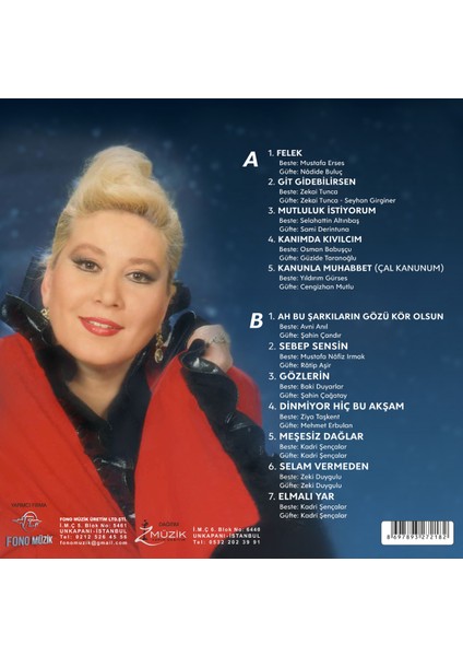 Muazzez Abacı - Felek (Plak)