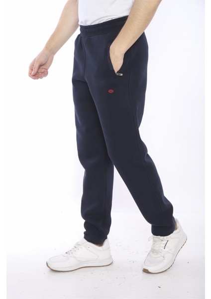 Escetic Erkek Spor Lacivert 3 İplik, İçi Polarlı , Kışlık Kalın Kumaş Regular Eşofman Altı - B1294 fiyatları