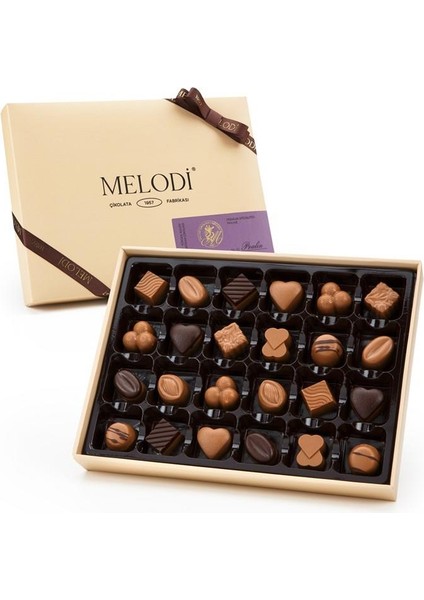 Melodi 1957 Serisi Melo Pralin Hediye Çikolata 250 gr