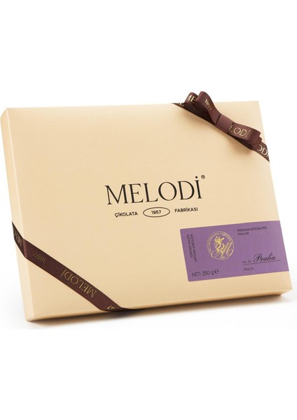 Melodi 1957 Serisi Melo Pralin Hediye Çikolata 250 gr fiyatları