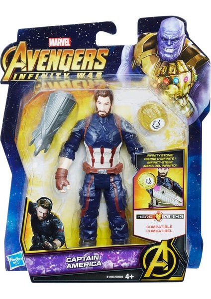 Avengers Infinity War Sonsuzluk Taşı Captan America - E0605-E1407