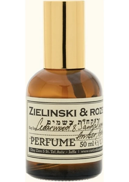 Zielinski & Rozen Cedar, Sandalwood, Amber, Patchouli (50ML)