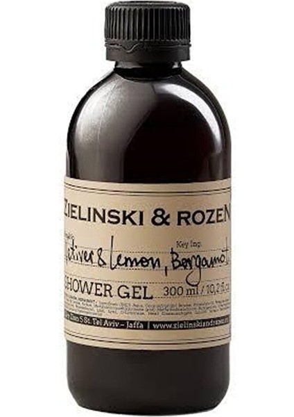 Zielinski & Rozen Shower Gel Vetiver  Lemon  Bergamot 300 ml