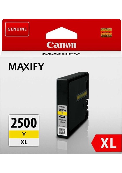 PGI-2500XL Y Sarı Orijinal Mürekkep Kartuş 9267B001