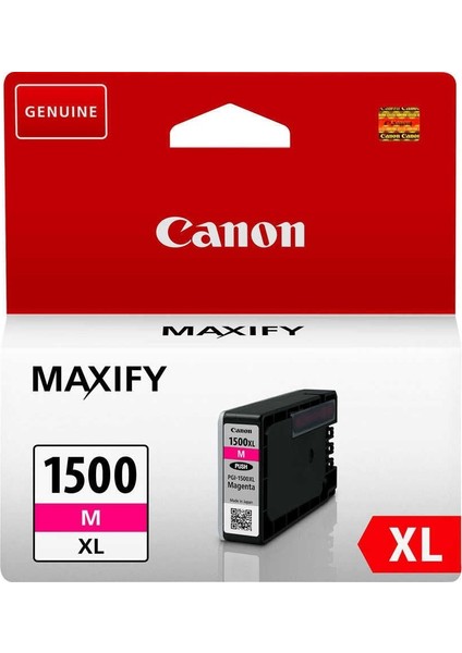 PGI-1500XL M Kırmızı Orijinal Mürekkep Kartuş 9194B001