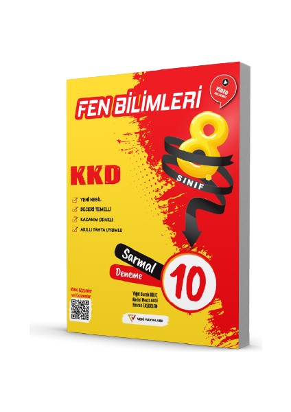 Veri 8. Sınıf Fen Bilimleri Kkd Sarmal 10 Deneme Veri Yayınları
