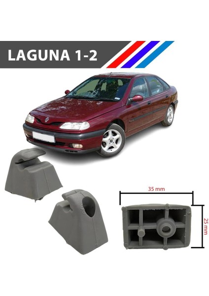 Laguna 1-2 Güneşlik Ayağı Gri Renk 2 Adetli Set 1997 - 2008