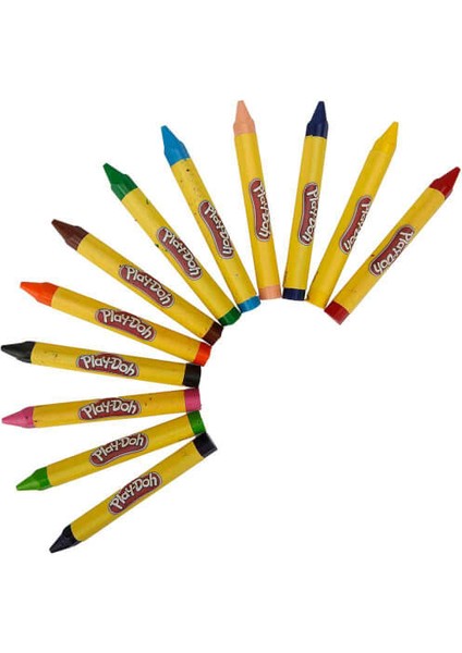 Play Doh Üçgen Mum Boya 12 Renk fiyatları