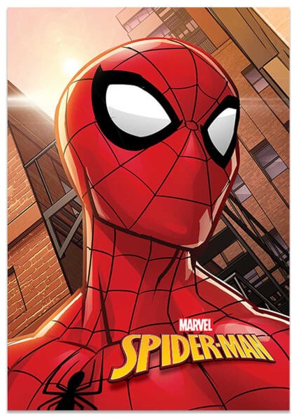 Spiderman Çizgili Defter A4 40 Yaprak
