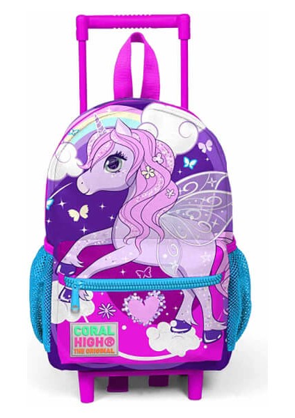 Coral High Unicorn Çekçekli Anaokul Çantası 24009 fiyatları