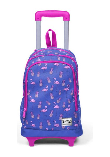 Coral High Çekçekli Okul Çantası Flamingo Desenli 23132