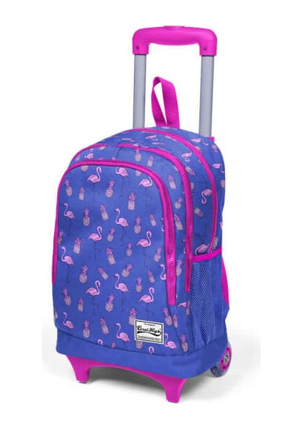 Coral High Çekçekli Okul Çantası Flamingo Desenli 23132