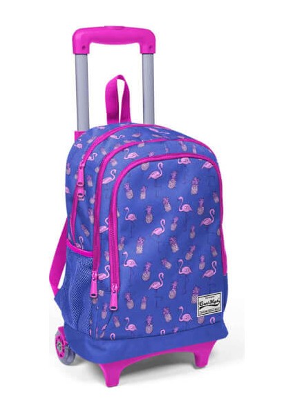Coral High Çekçekli Okul Çantası Flamingo Desenli 23132